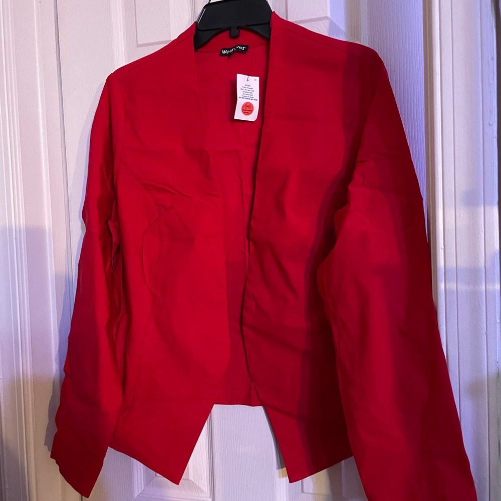 New Look Bold Red Blazer